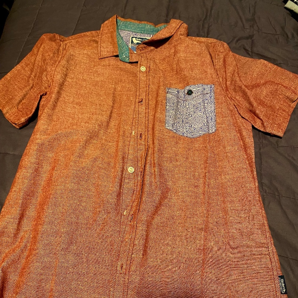 Short Sleeve Casual Button up